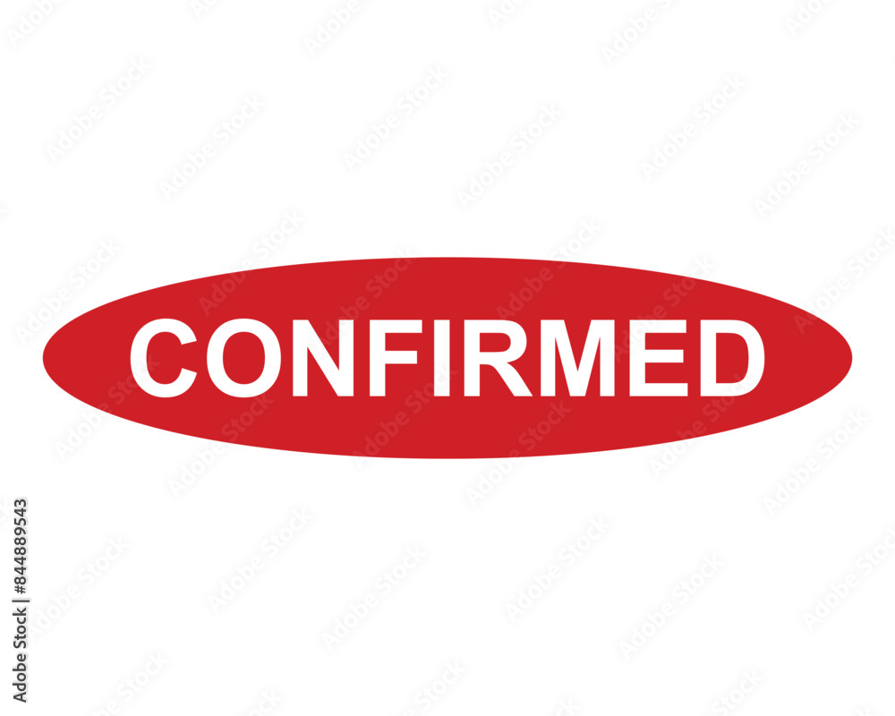 confirmed button on white background. confirmed button sign confirmed button on white background. confirmed button sign
