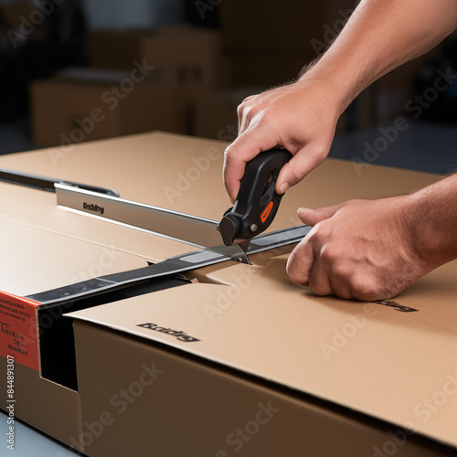 Wallpaper Mural Cutter knife cuts through cardboard, blades Torontodigital.ca