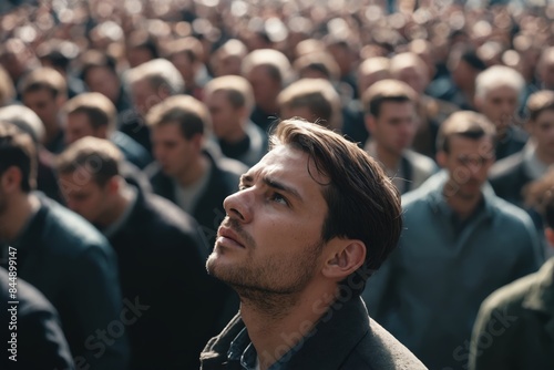 A Sea of Spectators: Eager Onlookers at a Daytime Gathering © Andrey