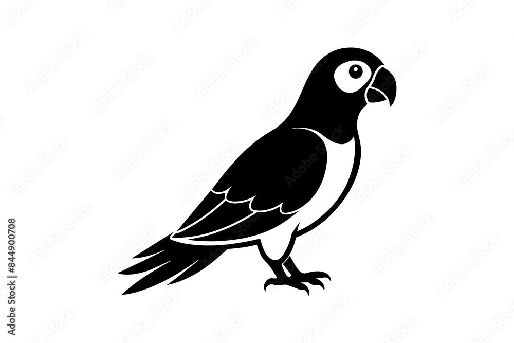 parrot bird silhouette vector illustration parrot bird silhouette vector illustration