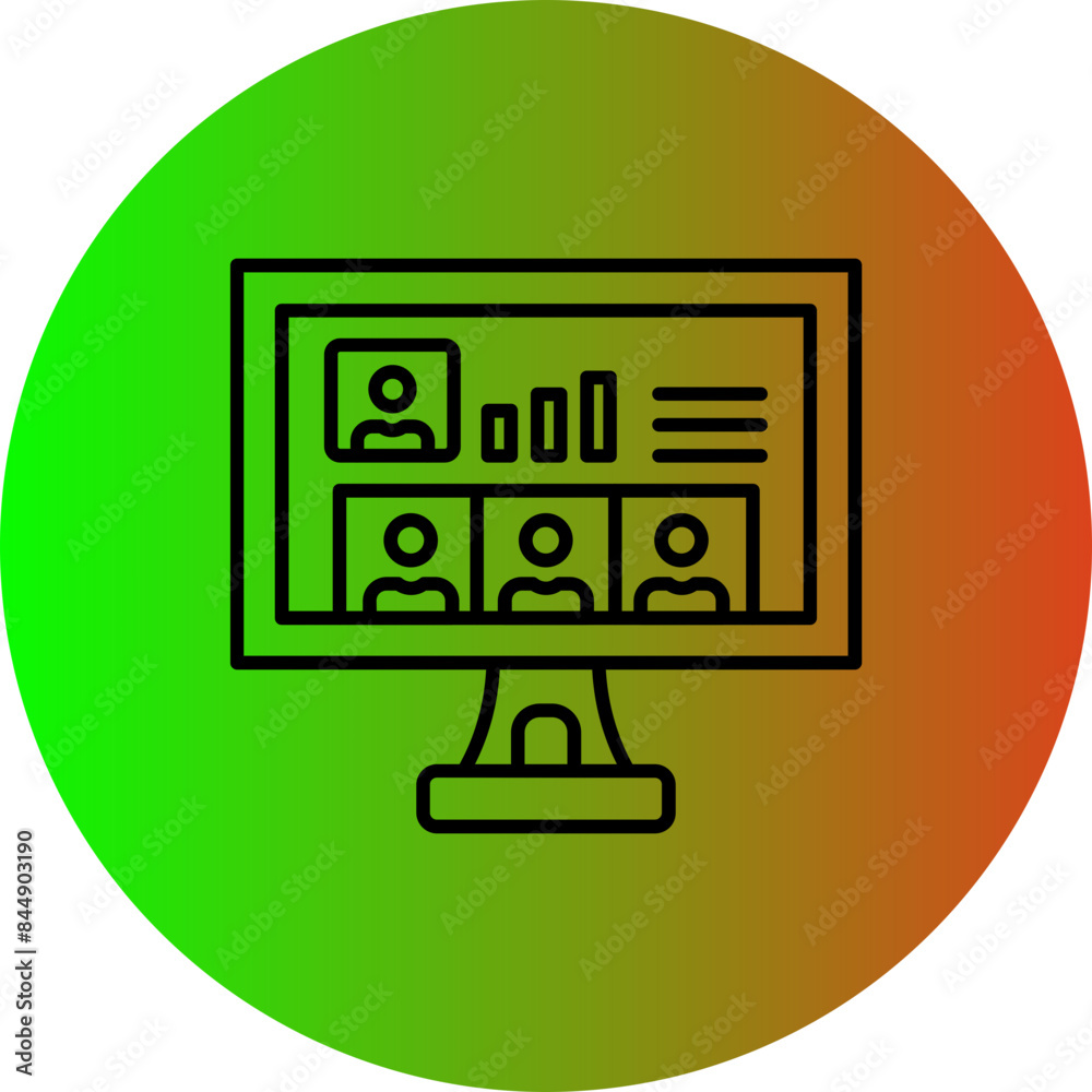 Online Meeting Icon