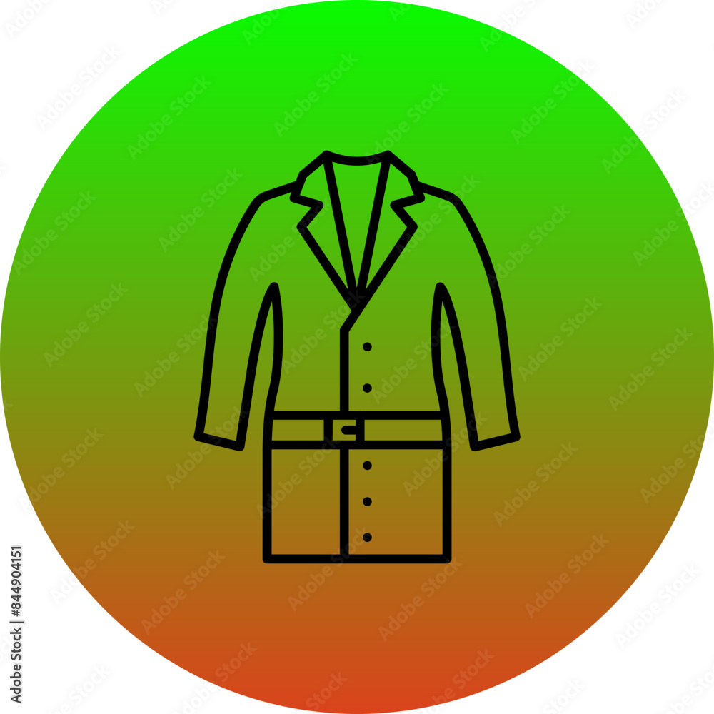 Long Coat Icon Long Coat Icon