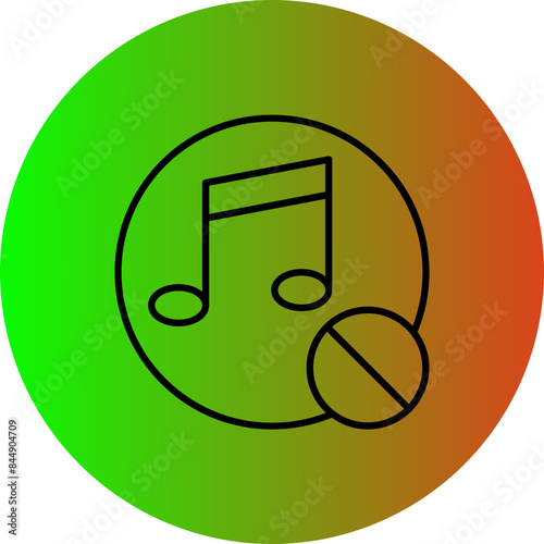 No Music Icon