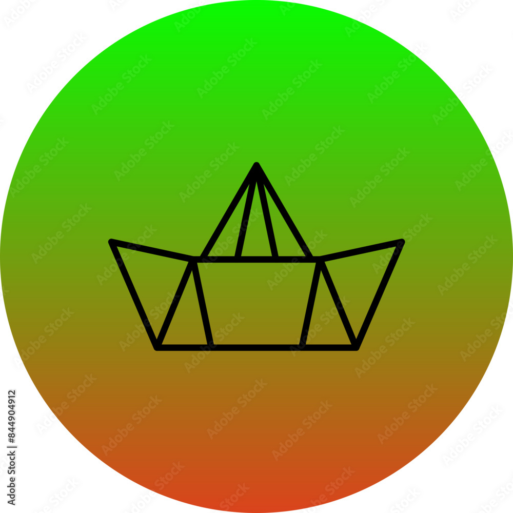 Paper Boat Icon