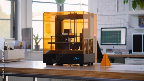 3D printer standing on the table