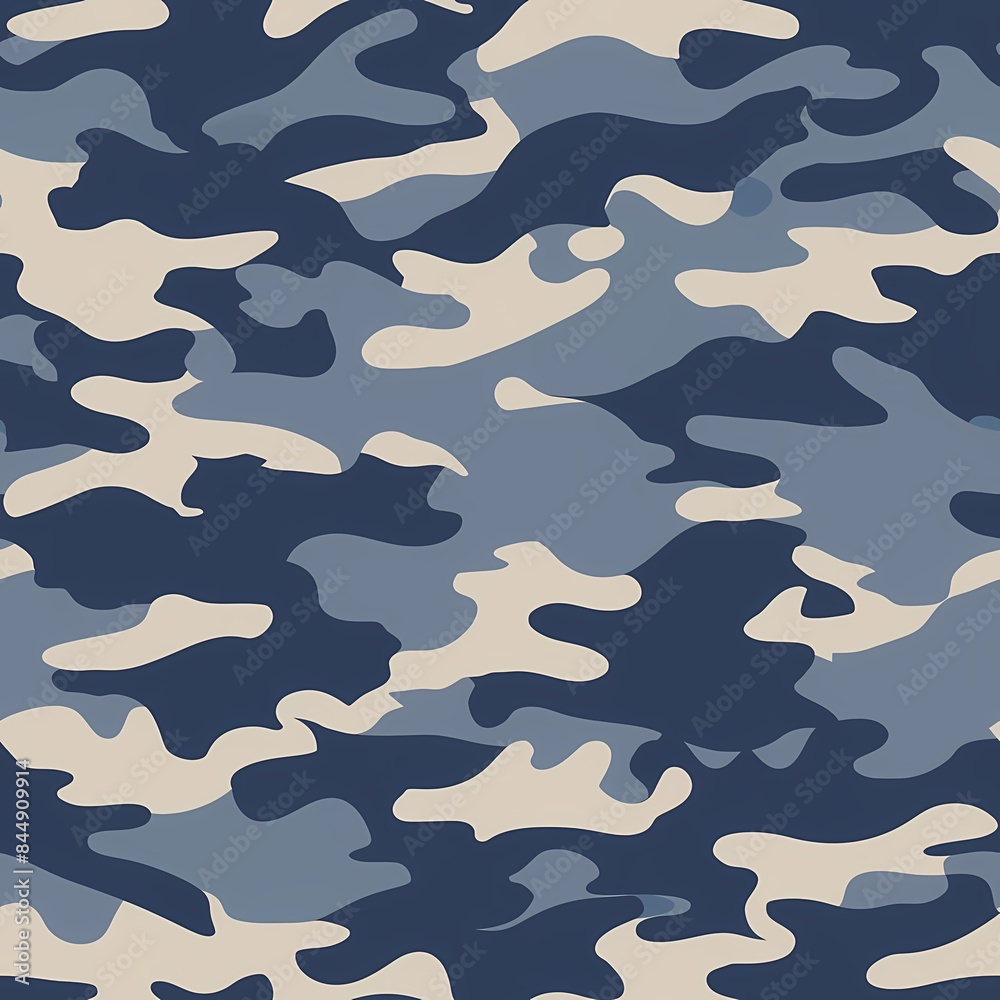 Simple Camouflage seamless pattern in Navy. Military camouflage. illustration formats 4096 x 4096 Simple Camouflage seamless pattern in Navy. Military camouflage. illustration formats 4096 x 4096
