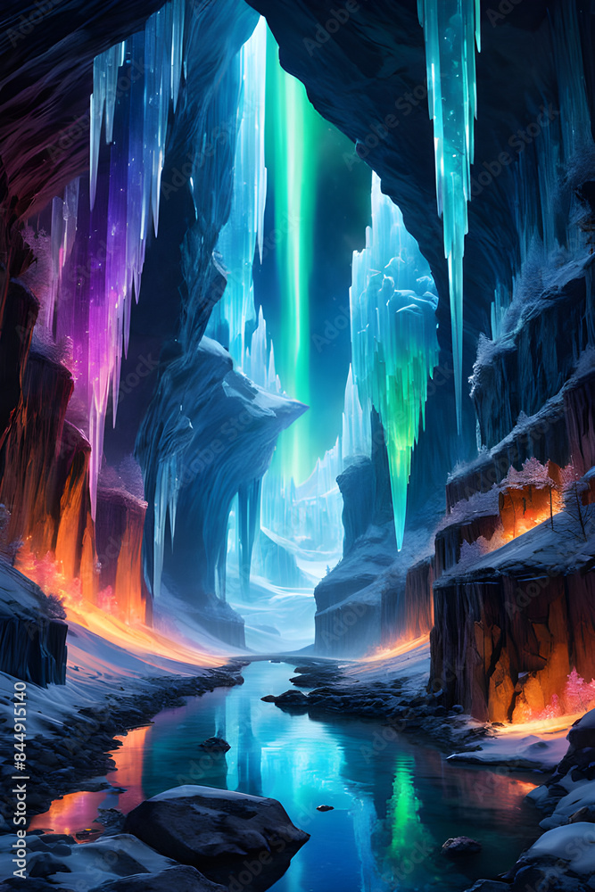 Fototapeta premium Crystal Canyon