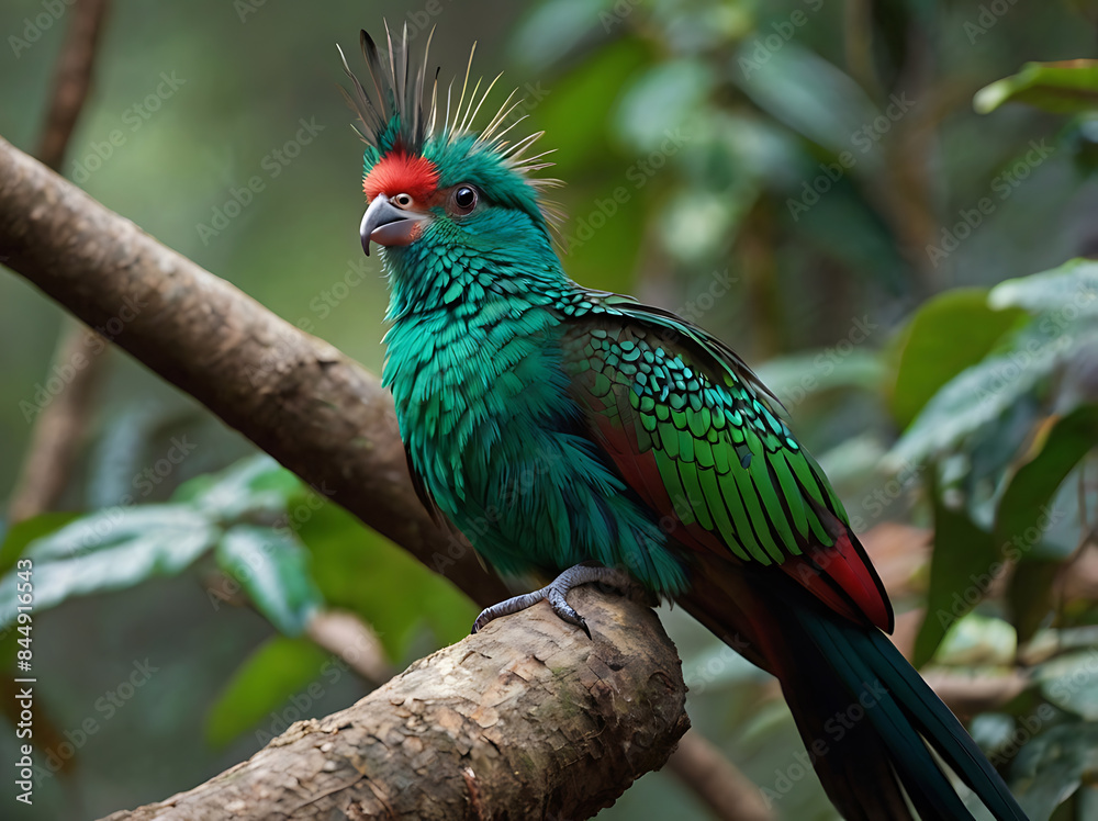 Obraz premium A Resplendent Quetzal bird