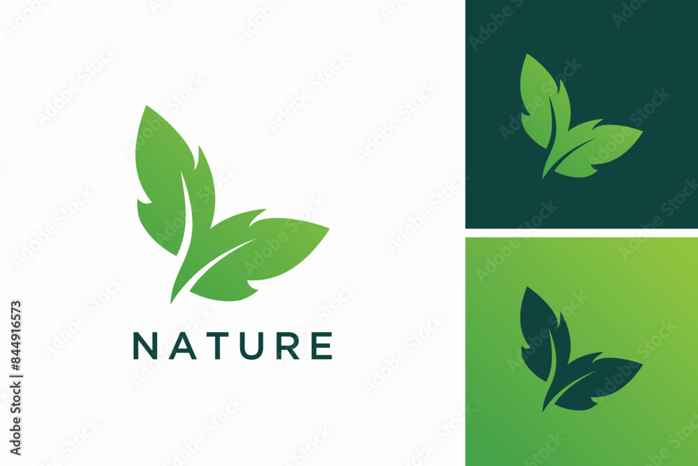 Leaf ecology nature element icon vector logo design inspiration Leaf ecology nature element icon vector logo design inspiration