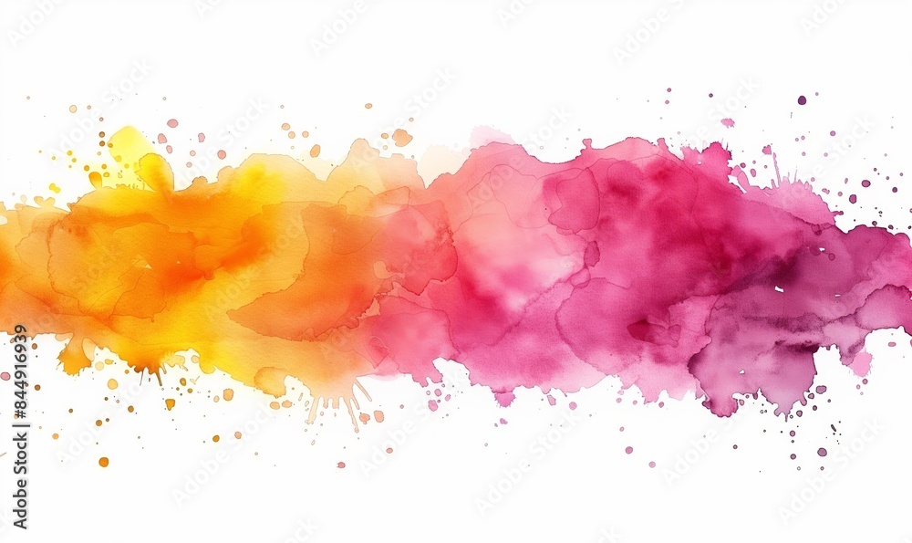 Watercolor rainbow splash, rainbow splashes, spray-paint style, color field Watercolor rainbow splash, rainbow splashes, spray-paint style, color field