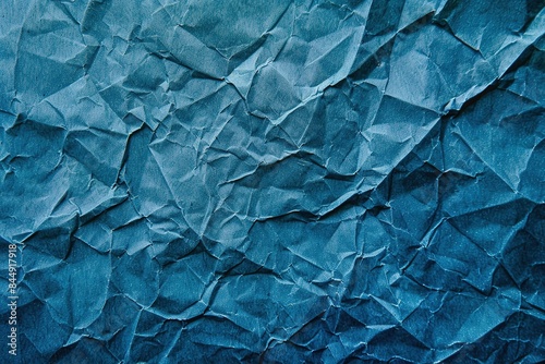 Blue grunge paper texture, Ai Generated