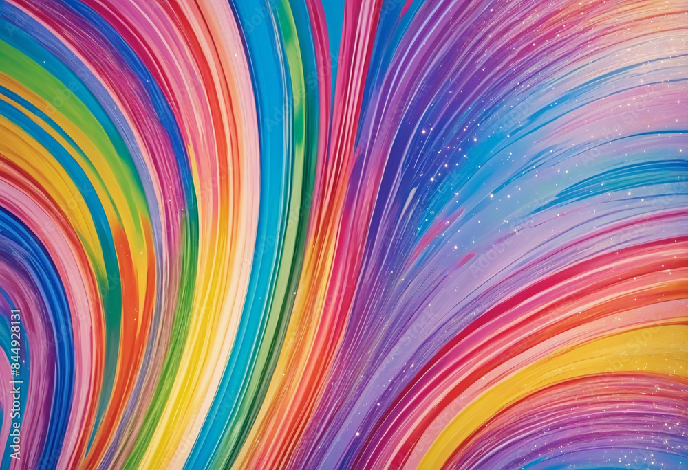 Glimmering holographic backdrop with a soft gradient wave of pastel colors Glimmering holographic backdrop with a soft gradient wave of pastel colors