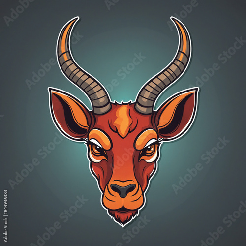 Cartoon Devil Dragon: Fun Mascot Illustration in Vector Design photo