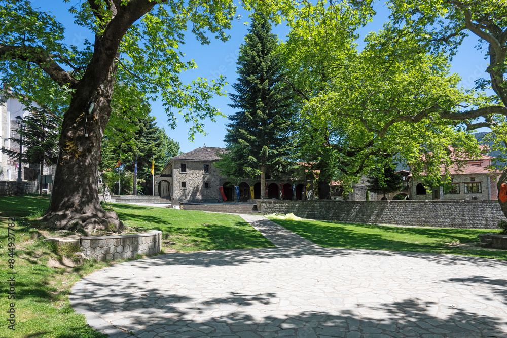 Obraz premium Village of Metsovo near city of Ioannina, Epirus Region, Greece