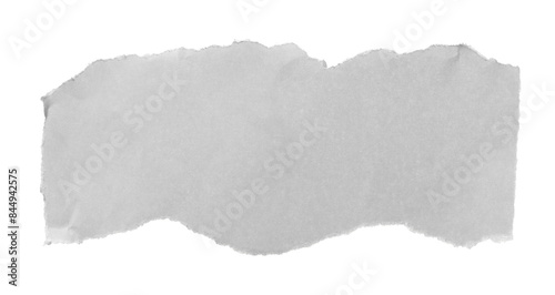 Фотография Torn paper scrap isolated on white with clipping path
