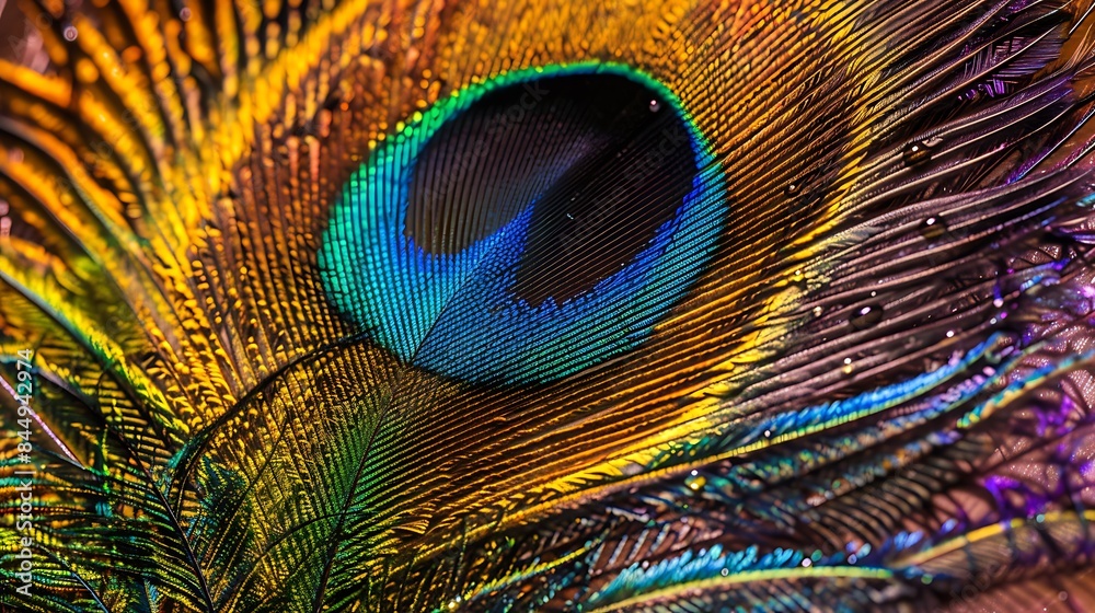 Naklejka premium Capturing the Essence of Clarity: A Stunning High-Resolution Image in Technicolor Brilliance