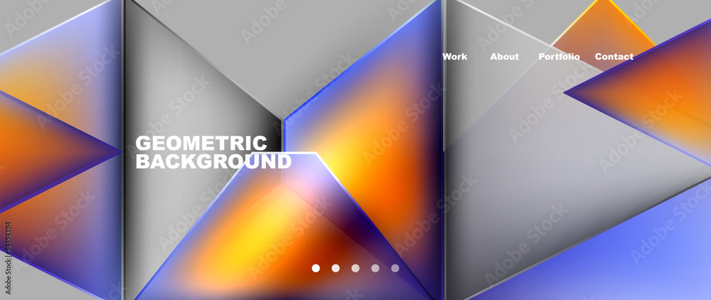 Gradient triangle geometric minimal wallpaper Gradient triangle geometric minimal wallpaper