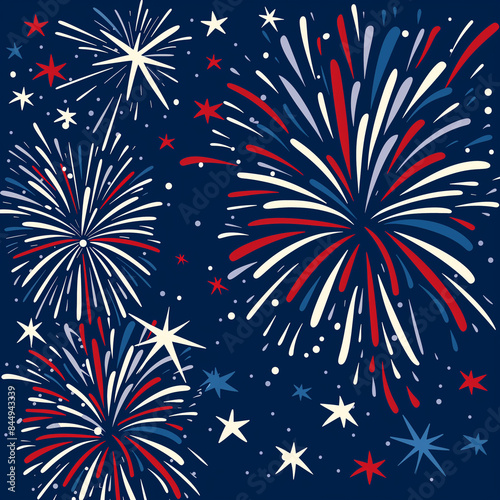 Independence Day (4th of July) Social Media Post Template