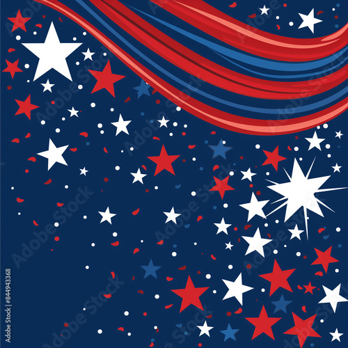 Independence Day (4th of July) Social Media Post Template