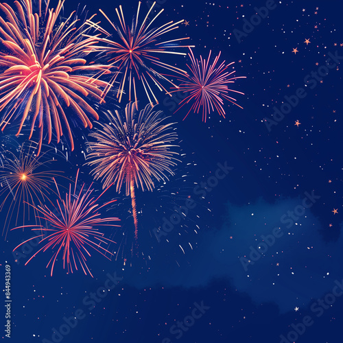 Independence Day (4th of July) Social Media Post Template