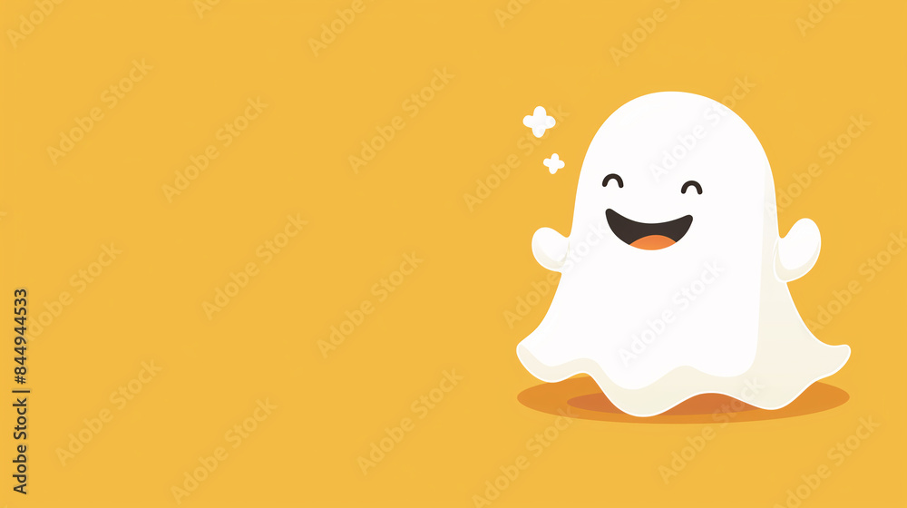 ghost, copy space, halloween concept ghost, copy space, halloween concept