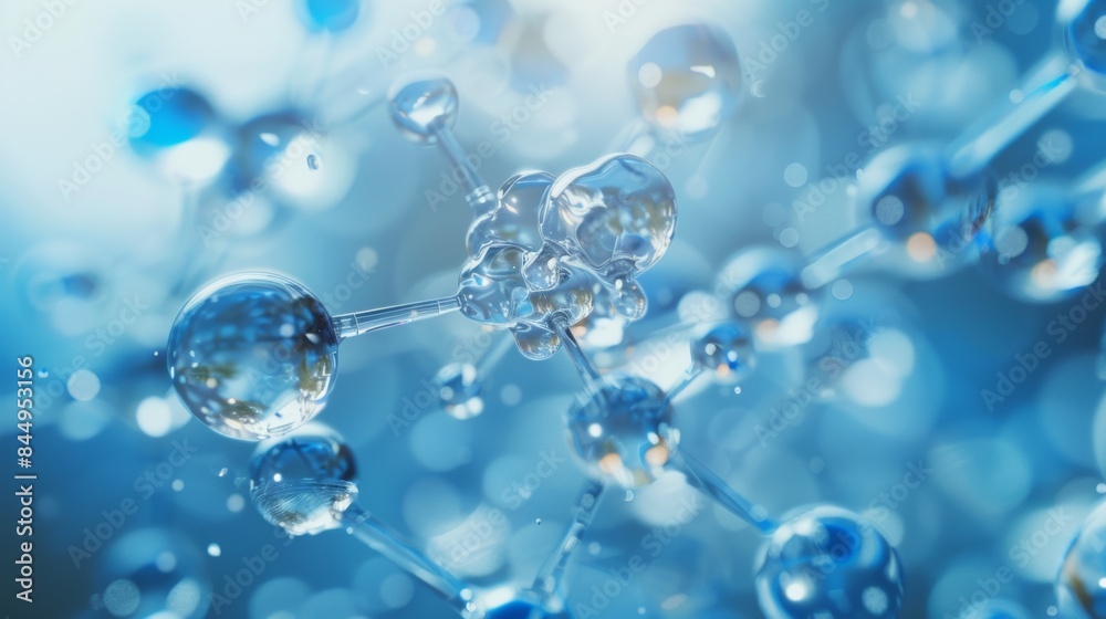 A close up of a bunch of water droplets on top, AI A close up of a bunch of water droplets on top, AI