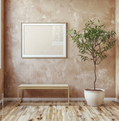 Frame hanging on the wall o...