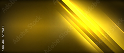 Neon glowing circle rays  light round lines in the dark  planet style neon wave lines. Energetic electric concept design for wallpaper  banner  background