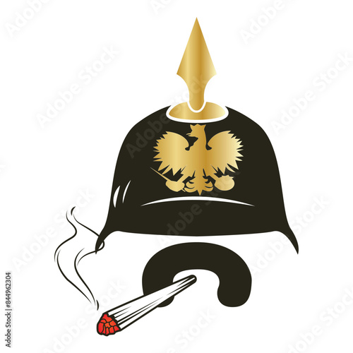 swag cigrette logo design icon 