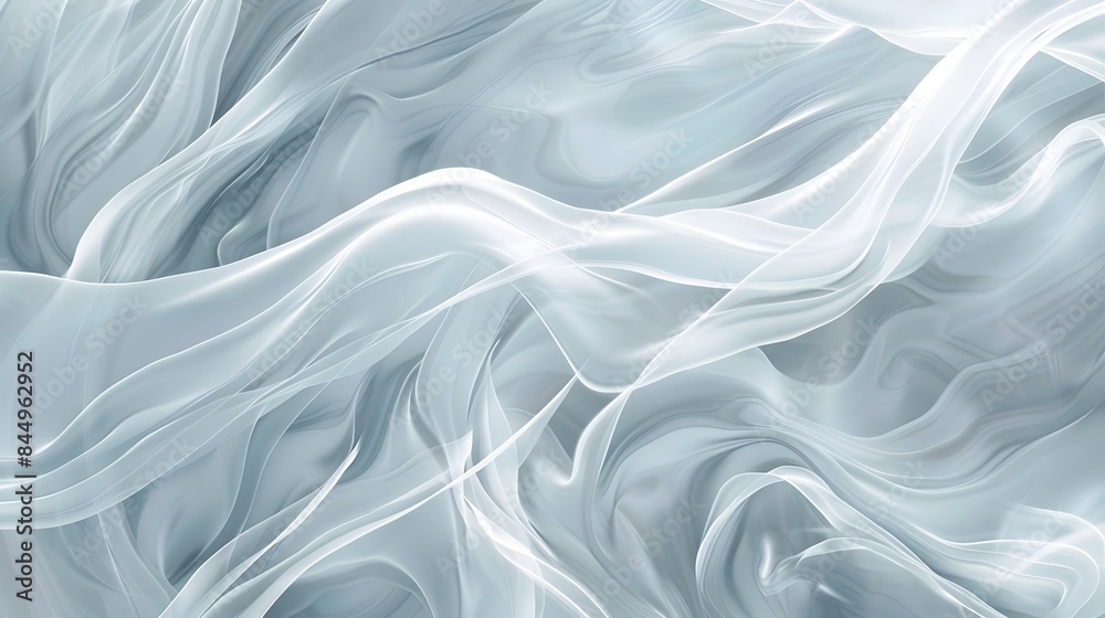 Obraz premium Abstract white and light gray wave modern soft luxury texture with smooth and clean vector subtle background. 