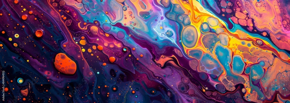 Air blow oil acrylic painting horizontal banner wallpaper background Air blow oil acrylic painting horizontal banner wallpaper background