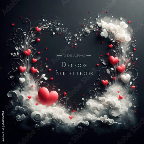 Dia dos Namorados - Valentine´s Day - cartão comemorativo