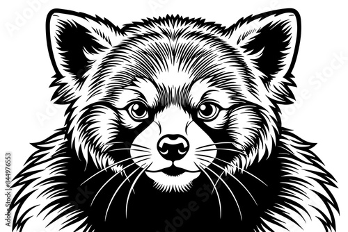 red panda vector illustration