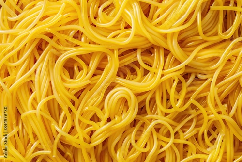 Close-Up of Spaghetti Noodles