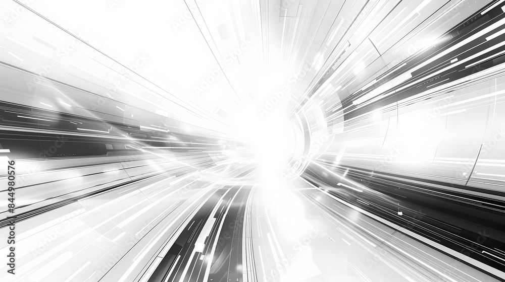 Abstract white technology Hi-tech futuristic digital. High and Lines speed movement. Vector illustration. Abstract white technology Hi-tech futuristic digital. High and Lines speed movement. Vector illustration.