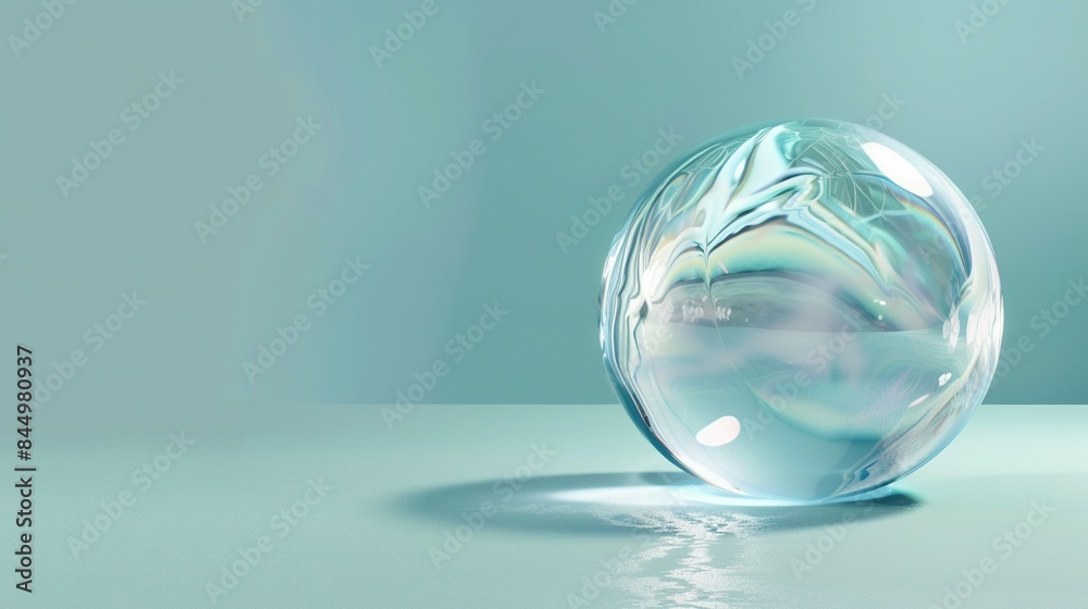 Illustrative Background of a Water Drop Sphere Illustrative Background of a Water Drop Sphere
