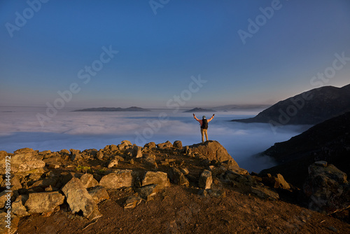 Hiking in the desert offers a unique and rewarding experience, albeit with its own set of challenges. photo