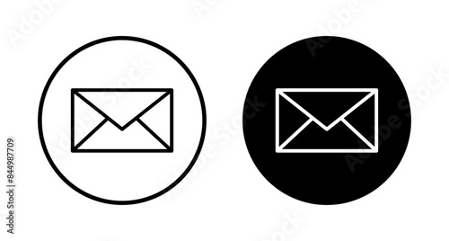 Mail vector vector icon isolated on white background. E-mail icon. Envelope illustration. Message