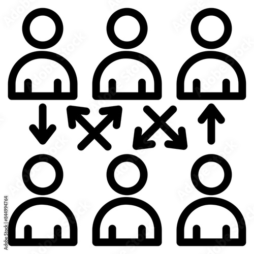 Cross Functional Icon
