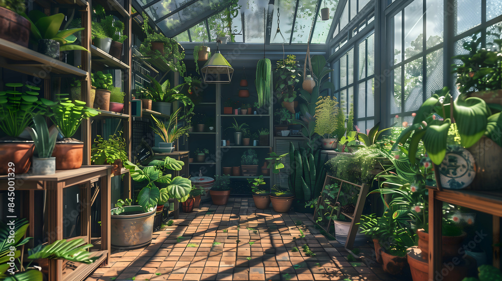 Lush Greenhouse Haven Lush Greenhouse Haven