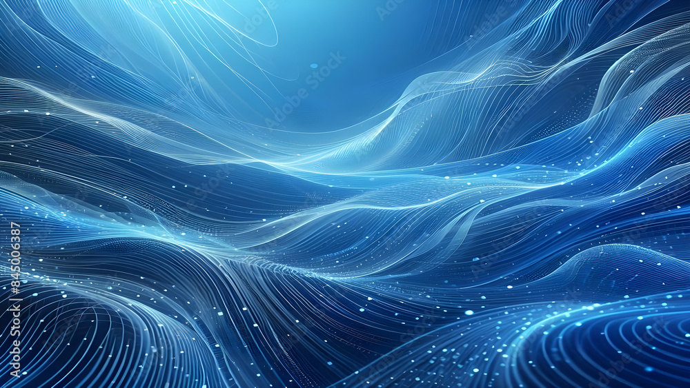 Abstract background a blue wavy lines in a blue background Abstract background a blue wavy lines in a blue background
