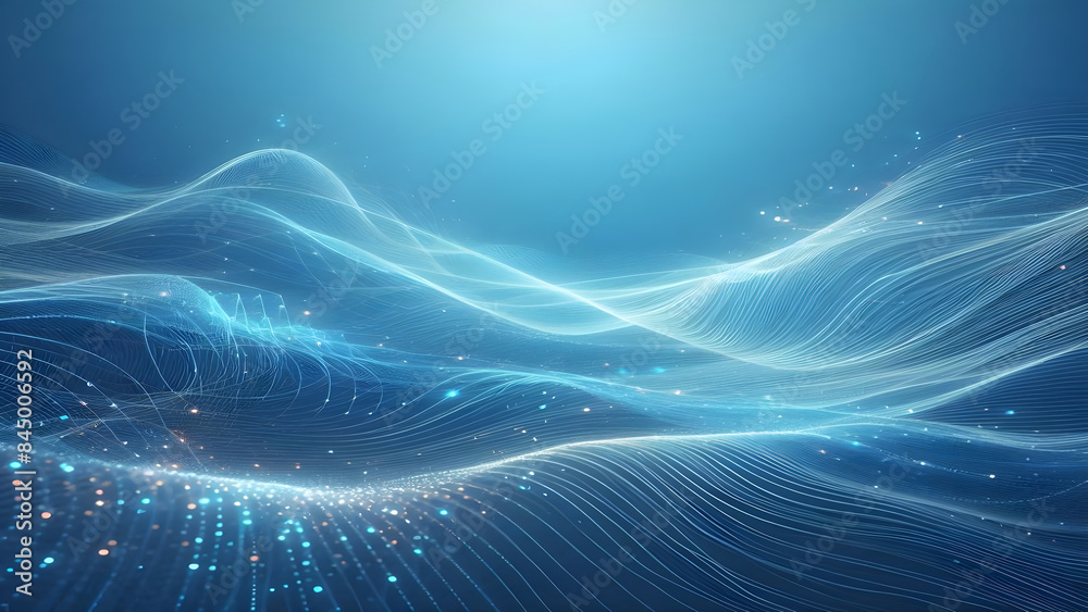 Abstract background a blue wavy lines in a blue background Abstract background a blue wavy lines in a blue background