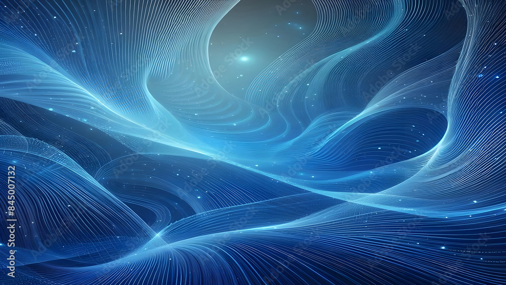 Abstract background a blue wavy lines in a blue background Abstract background a blue wavy lines in a blue background