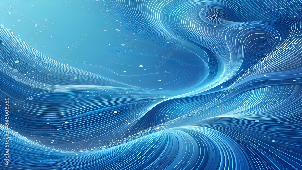 Abstract background a blue wavy lines in a blue background Abstract background a blue wavy lines in a blue background