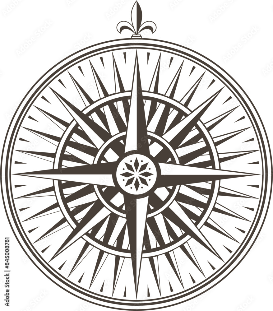 Fototapeta premium compass vector