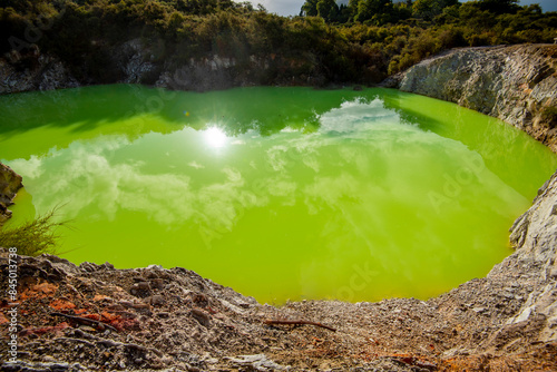 Geothermal Devil's Bath in Waiotapu - New Zealand