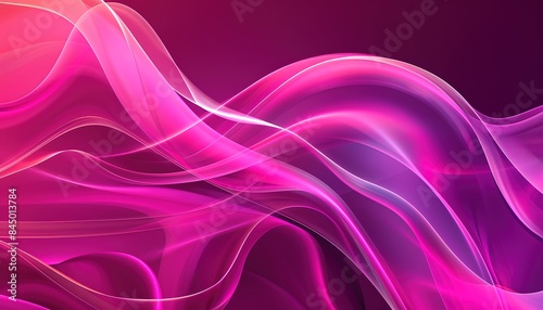 Abstract liquid gradient flowing shape dynamic wave magenta modern background