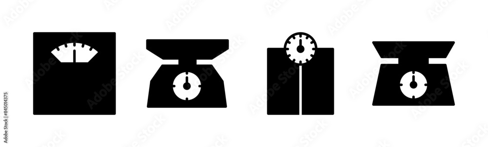Scales icon set. Weight scale icon. Law scale icon. Justice Scales icon set. Weight scale icon. Law scale icon. Justice