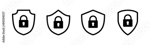 Security icon set. protection icon. privacy. vpn