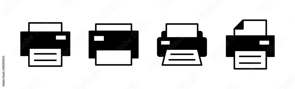 Print icon set. printer icon vector. Print icon set. printer icon vector.